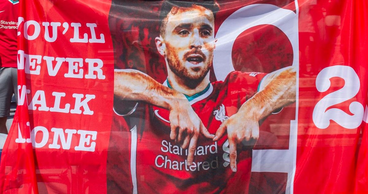Diogo Jota exaltado en sitio oficial del Liverpool