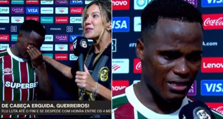 Jhon Arias y un llanto desconsolado tras ser eliminado del Mundial de Clubes