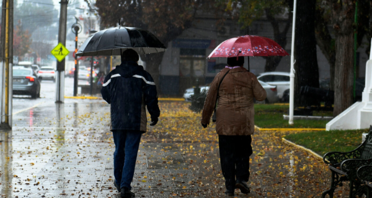 Lluvias en la zona central y sur