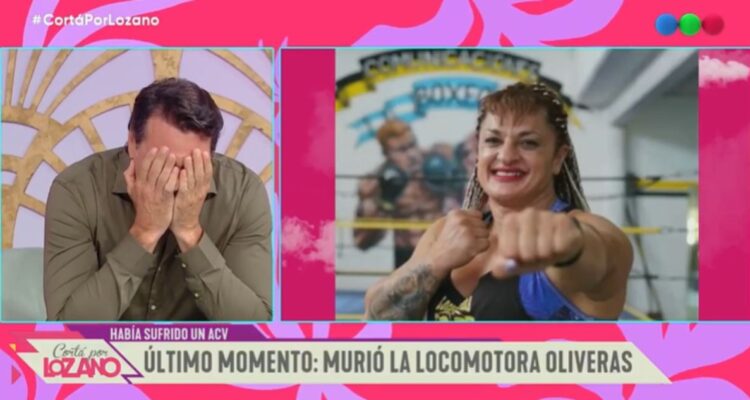 La muerte de Alejandra Locomotora Oliveras pega fuerte en Argentina: amigo y excompañero lloró en vivo en TV al enterarse