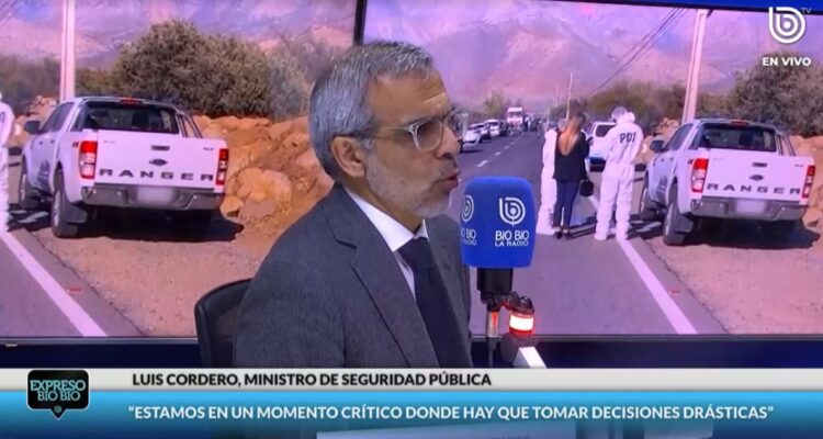 Cordero y narco en FFAA: “Estamos en un momento crítico donde hay que tomar decisiones drásticas”