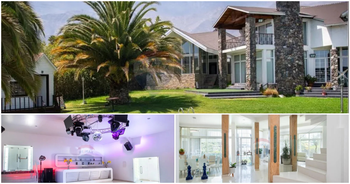 Tiene discoteca y cine: La ex mansión de Arturo Vidal nuevamente en venta por más de $1.920.000.000
