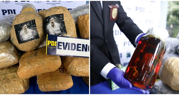 Marihuana resina incautada en Concepción: hay 4 detenidos