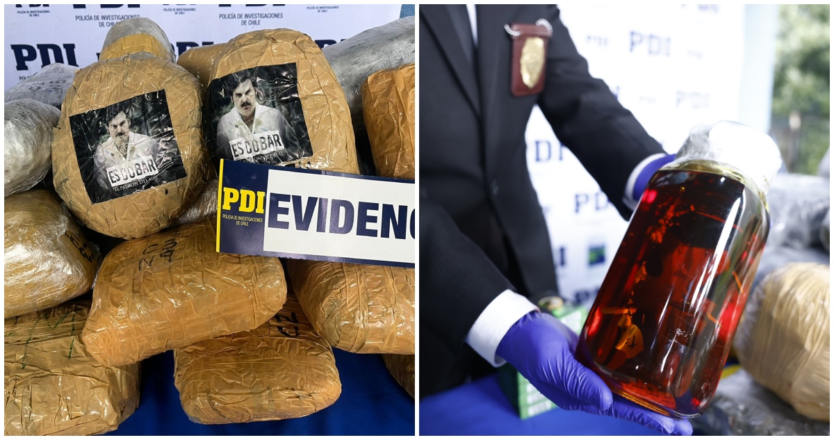 Marihuana resina incautada en Concepción: hay 4 detenidos