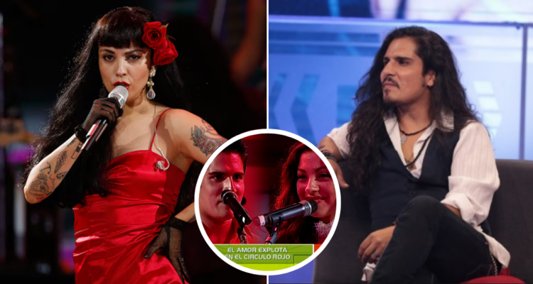Mon Laferte y Roberto Olea