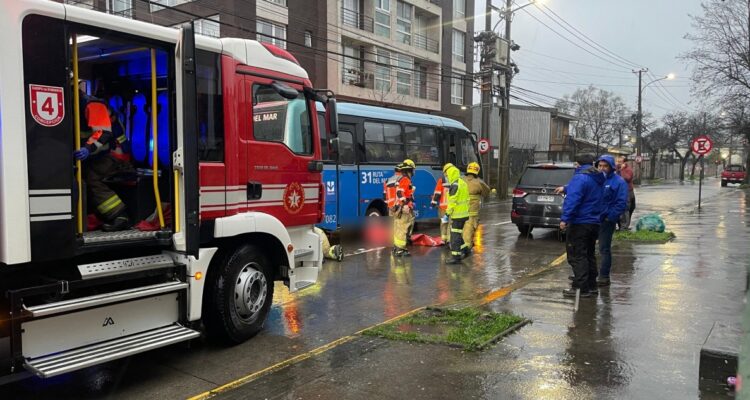 Muerte de peatón atropellado en Concepción