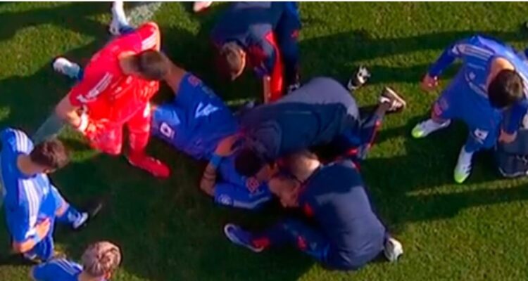 Duró menos de un minuto: el hombro traiciona a Ramírez quien deja antes de tiempo el Superclásico