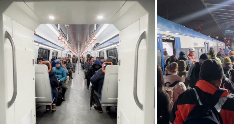 Paso de Biotren por nuevo Puente Ferroviario