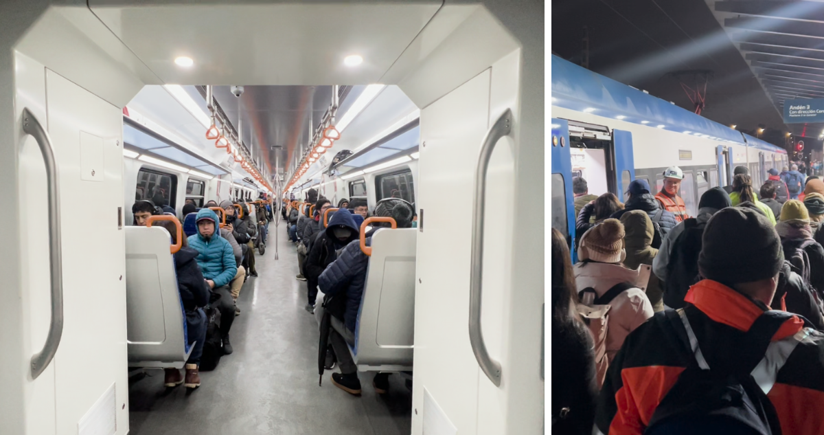 Paso de Biotren por nuevo Puente Ferroviario