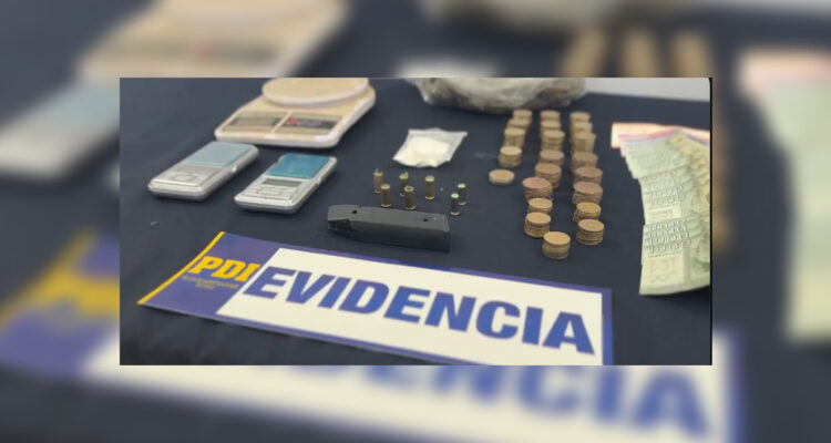 Investigación por amenazas simples termina en operativo de PDI en Dalcahue: lograron incautar droga