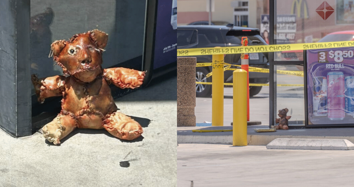 Oso de juguete con supuesta piel humana causó terror en California