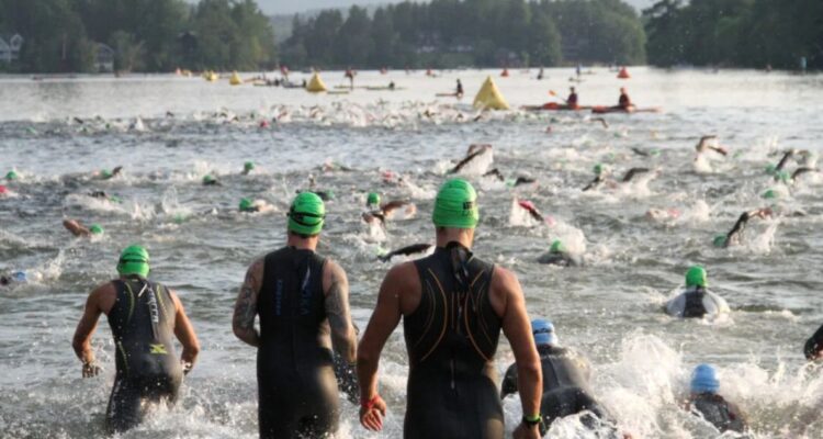 “Padre del año” fue detenido a la mitad del Ironman de Lake Placid.