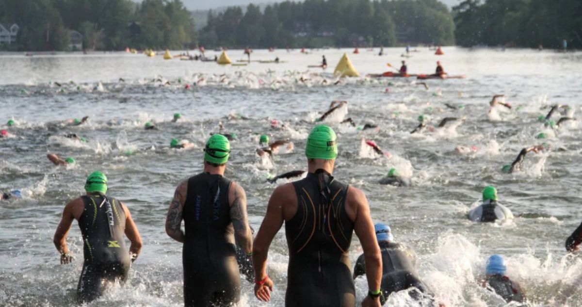 “Padre del año” fue detenido a la mitad del Ironman de Lake Placid.