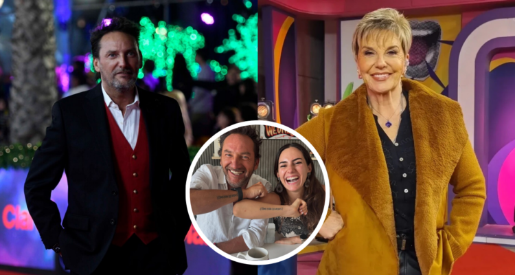 Daniel Huevo Fuenzalida a la izquierda y Paulina Nin a la derecha en referencia a polémica por podcast con Rosario Bravo ‘¿Cómo están los weones?’