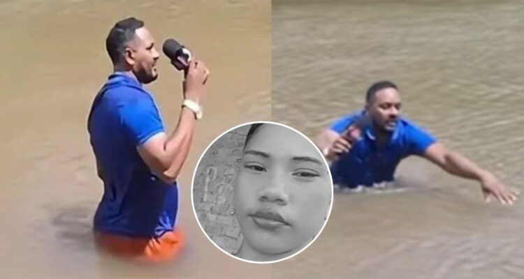 Lenildo Frazão Espeluznante viral río Mearimmuestra momento en que reportero encuentra cuerpo de niña ahogada en Brasil
