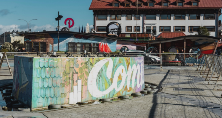 Pileta de aguas danzantes en Puerto Montt