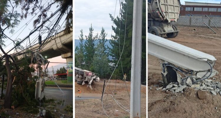 CGE cifra en casi 2 mil accidentes y 1,6 millones de clientes sin luz por postes chocados