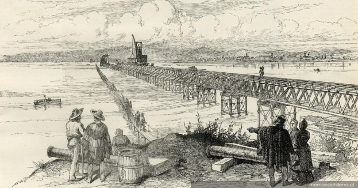 Puente Ferroviario sobre el río Bío Bío