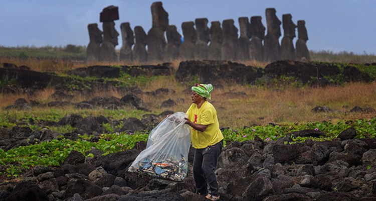 Basura en Rapa Nui
