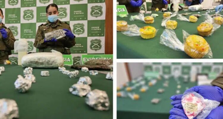 Desbaratan banda que vendía queques, bombones y alfajores de marihuana en Antofagasta