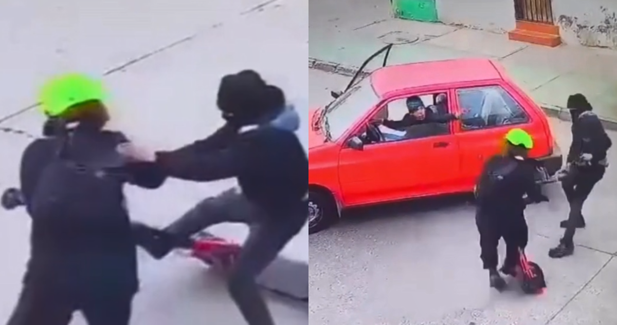 VIDEO | Captan robo de scooter en vía pública de Cerro Navia: asaltantes fueron detenidos
