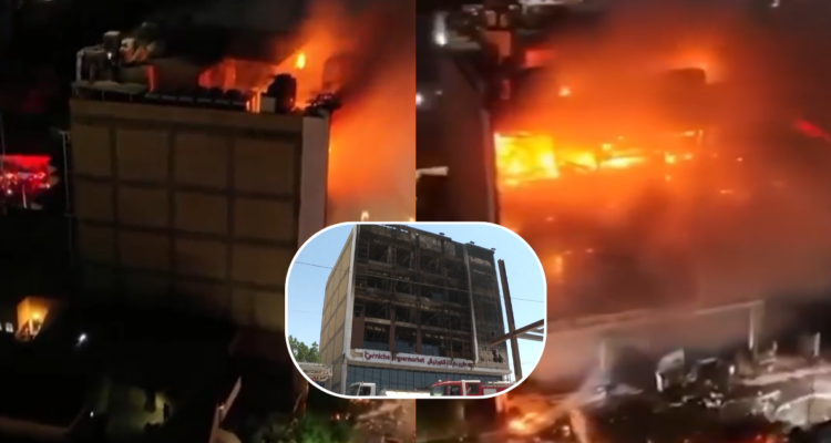 Más de 60 personas mueren en incendio en un hipermercado en Irak
