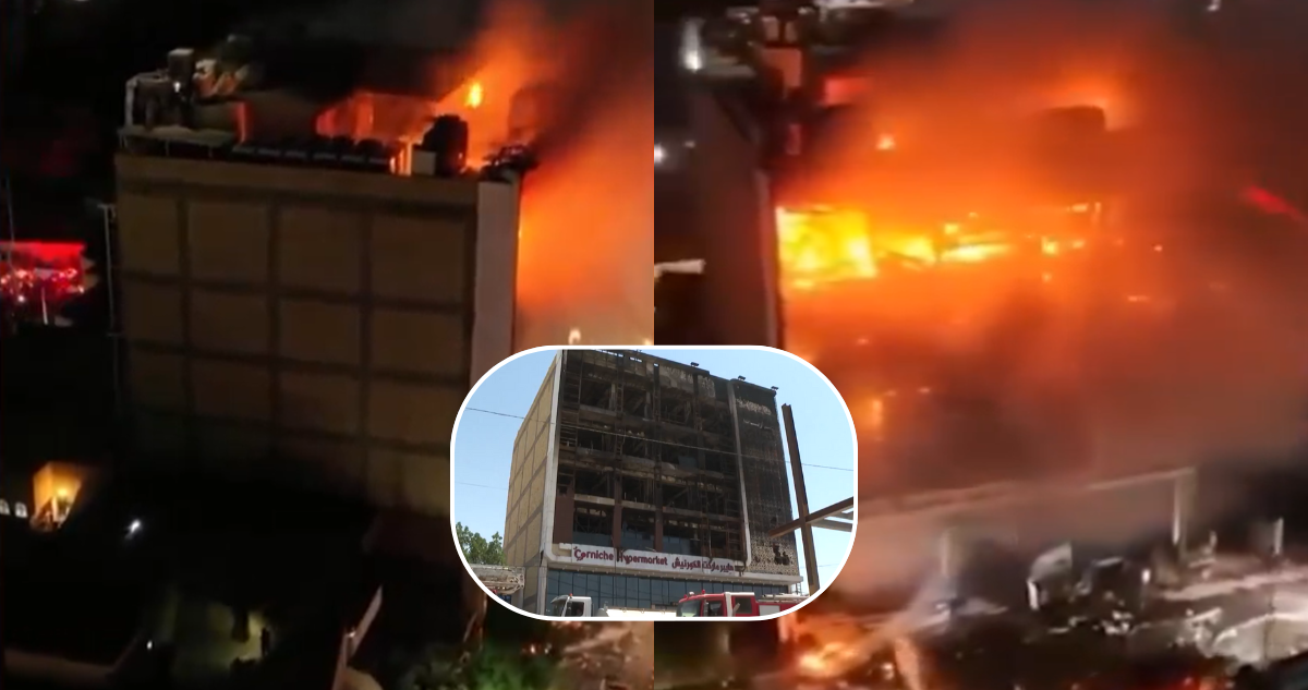Más de 60 personas mueren en incendio en un hipermercado en Irak