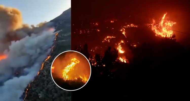 Incendio forestal en isla griega de Creta obliga a evacuar a más de 5.000 personas