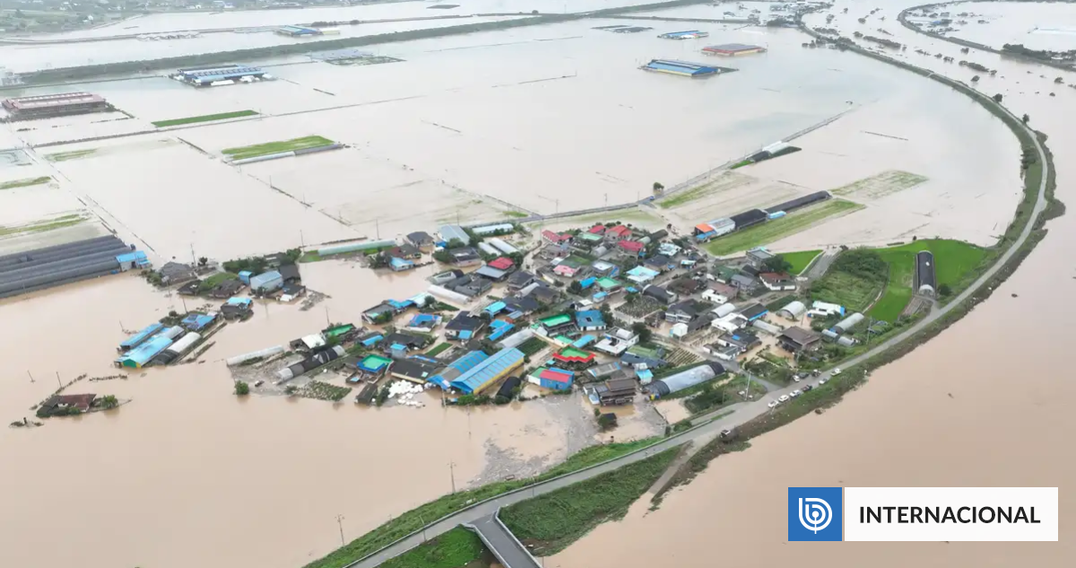 Al menos 17 muertos y más de 13.000 evacuados dejan lluvias torrenciales en Corea del Sur
