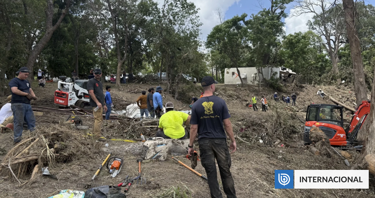Actualizan número de desaparecidos por inundaciones en Texas: pasó de más de cien a solo tres