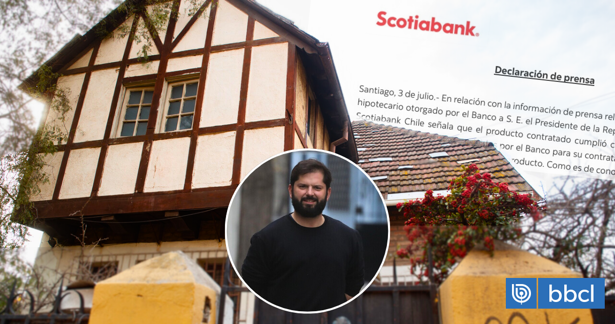 Scotiabank afirma que crédito hipotecario a Presidente Boric 