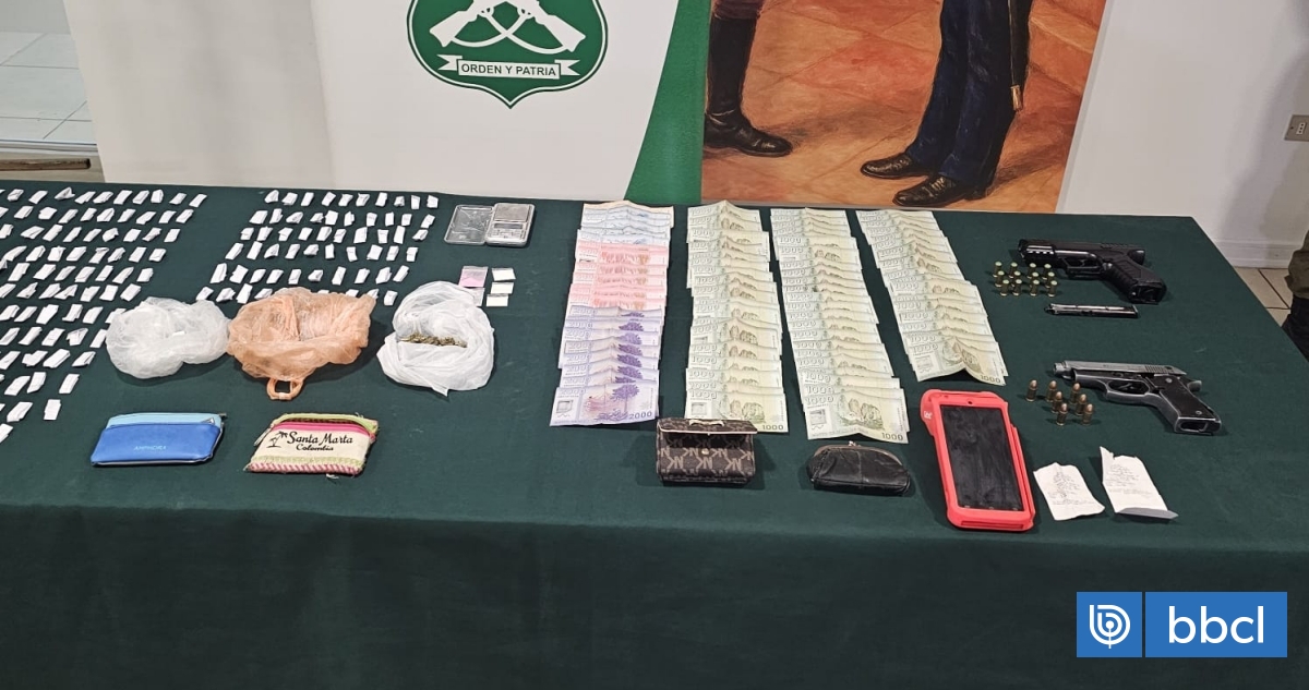 13 detenidos tras allanamientos a domicilios dedicados a la venta de droga en Padre Hurtado
