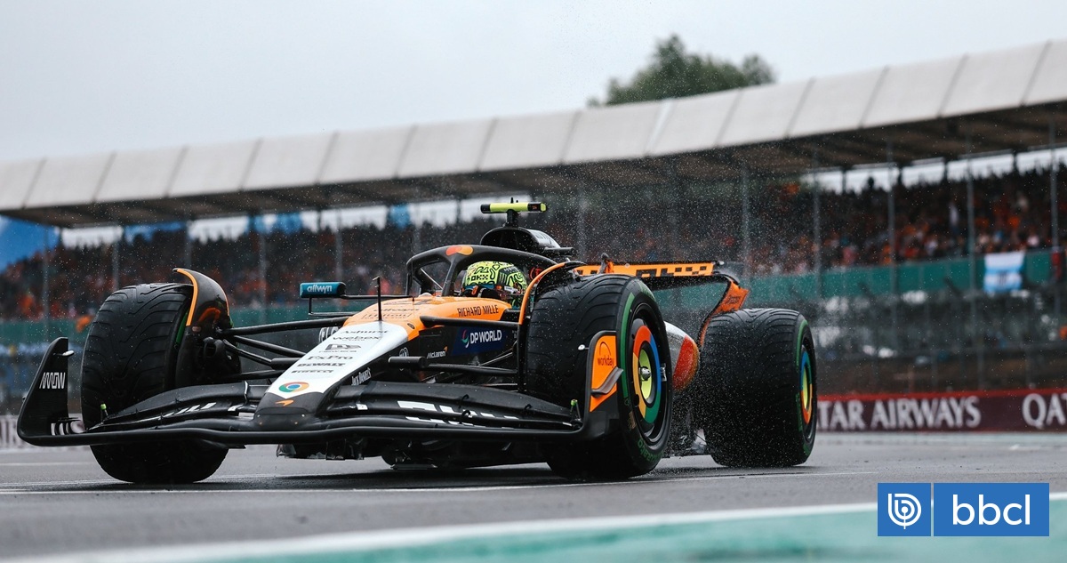 Norris brilla en la lluvia: McLaren se lleva el GP de Gran Bretaña