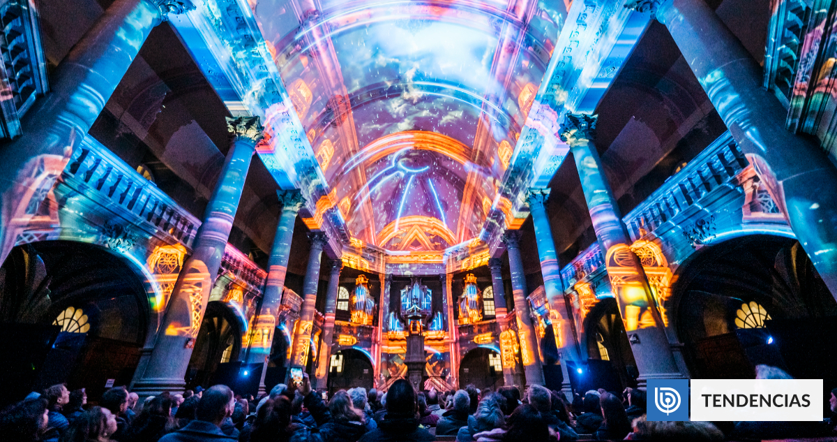 Luces, arte y música: Así es 