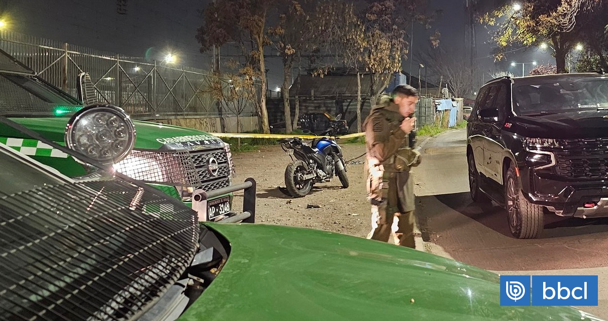 Un hombre asesinado y otro herido grave deja ataque contra una moto en Pedro Aguirre Cerda
