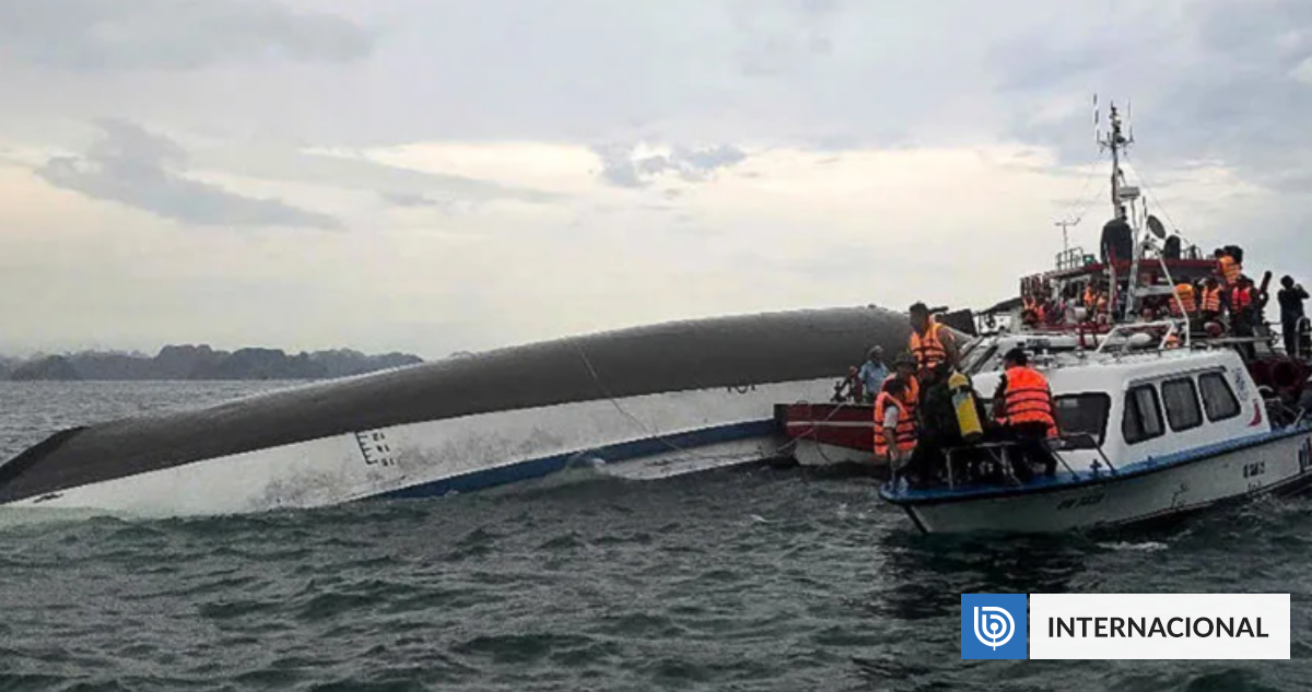 Decenas de muertos y otras personas desaparecidas tras volcamiento de barco turístico en Vietnam