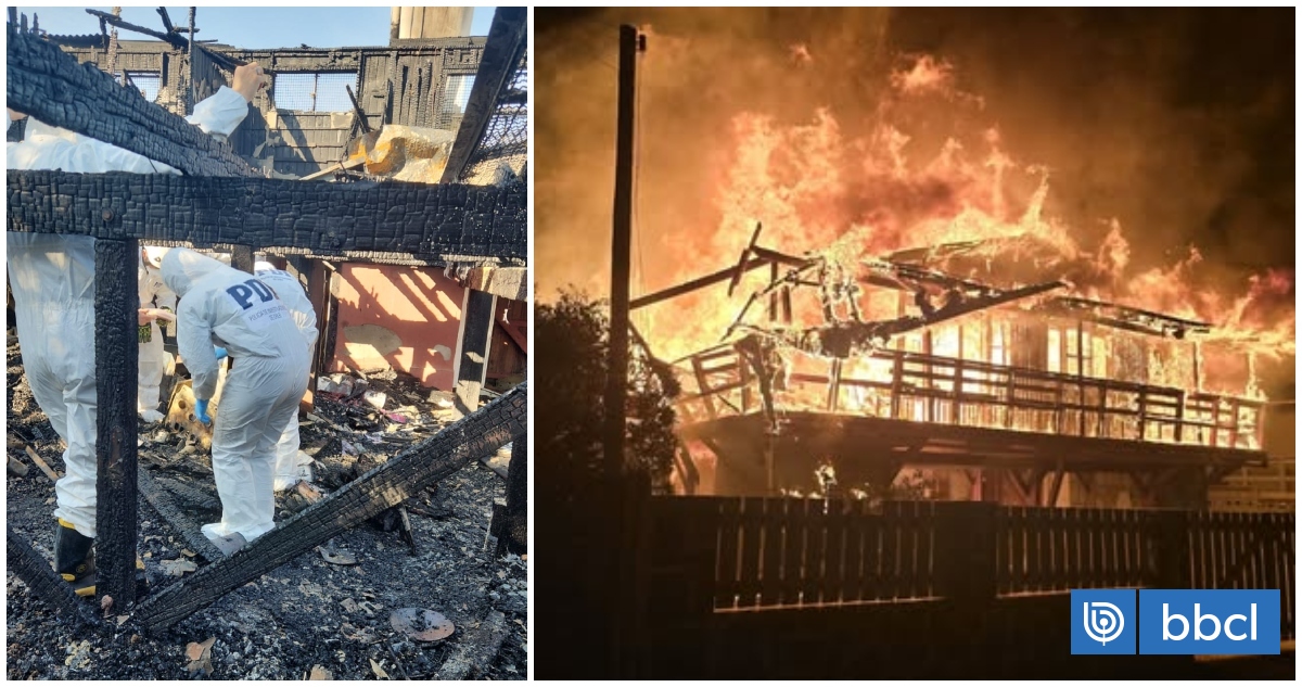 Tragedia en El Tabo: Padre e hija pierden la vida en incendio devastador