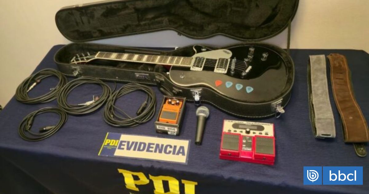 Talca: detienen a hombre que vendía instrumentos robados avaluados en más de $1 millón