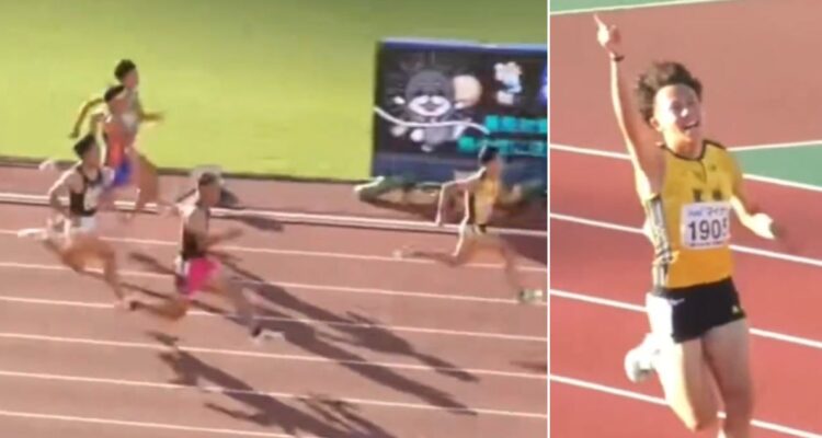 Japonés Sorato Shimizu, de 16 años, hace historia al correr 100 metros en solo 10 segundos