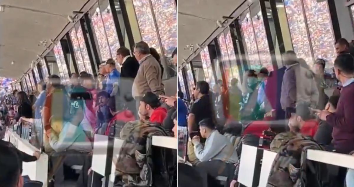 La discusión de Aníbal Mosa y Cristian Zavala en pleno palco del Nacional durante Superclásico