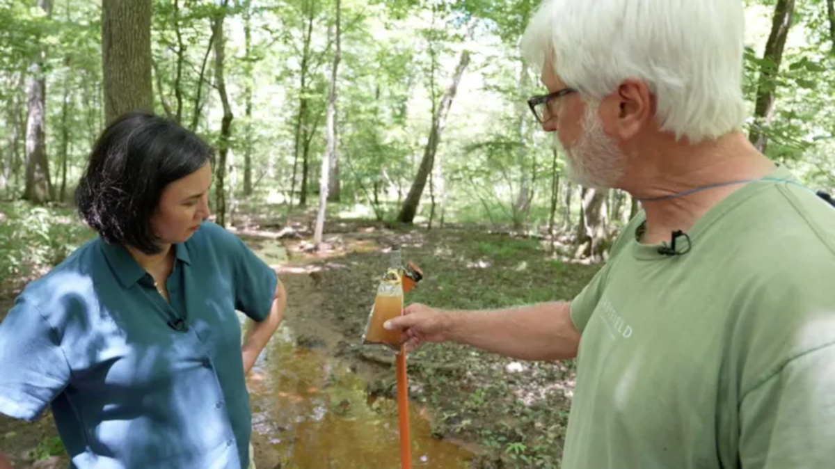 Toma de muestras río Flint