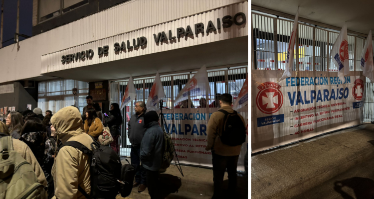 Toma del Servicio de Salud Valparaíso-San Antonio
