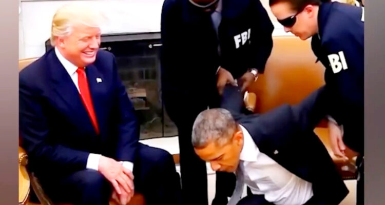 Trump comparte video generado con IA que muestra a Obama arrestado y este lo tacha de “ridículo”