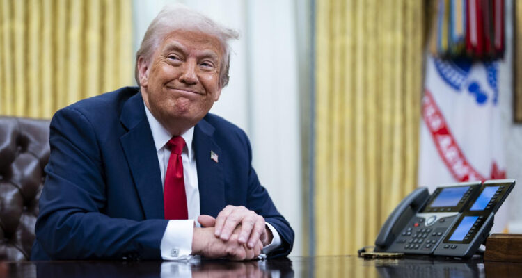 Trump en La Casa Blanca.