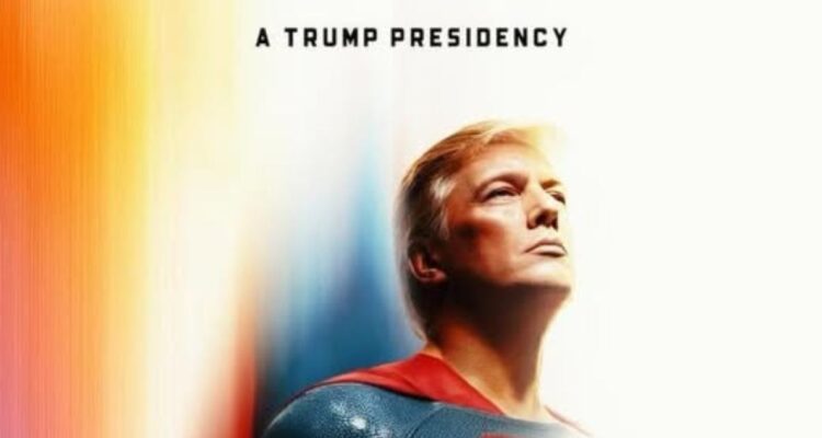 “Símbolo de esperanza” o “cringe”: Casa Blanca publica imagen trucada de Trump como Superman