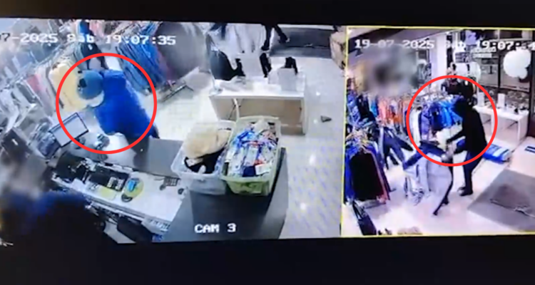 Video de turbazo en local de Hualpén