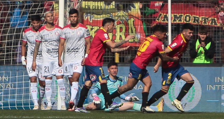 Unión Española en su triunfo ante La Calera