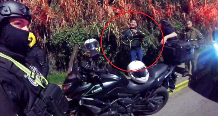VIDEO | Carabinero de civil fiscalizado en La Florida acusa a inspector: “Me quitó las llaves”