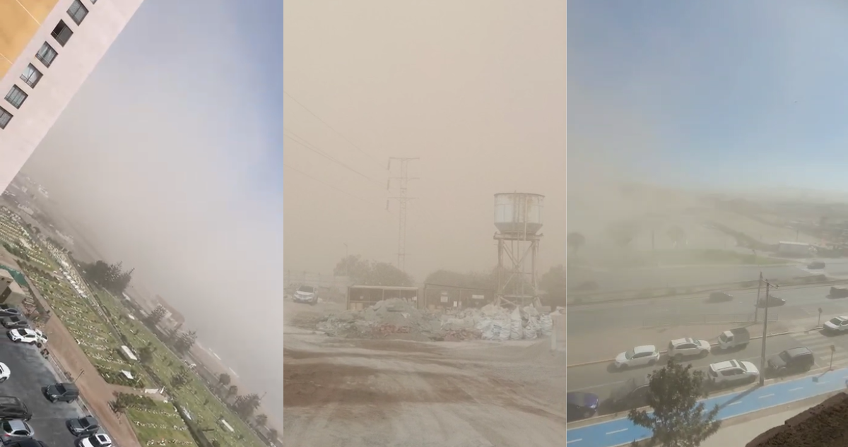VIDEOS | Así fue la tormenta de arena que afectó a regiones de Arica y Parinacota, y Tarapacá