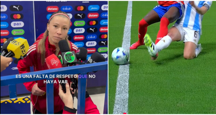 Yanara Aedo en la Copa América Femenina tras caída ante Argentina